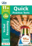 Letts 11+, Ph Letts 11+ The 11 Plus Tutoring Academy Mcmahon, Philip McMahon, The 11 Plus Tutoring Academy - Letts 11+ Success 11+ Verbal Reasoning Quick Practice Tests: For Cem