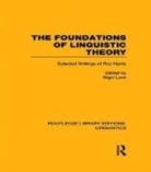 Nigel (University of Cape Town Love, Nigel Love - Foundations of Linguistic Theory (Rle Linguistics B: Grammar)