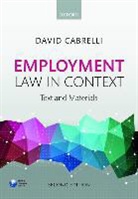 David Cabrelli - Employment Law in Context