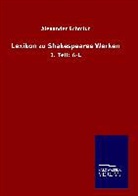 Alexander Schmidt - Lexikon zu Shakespeares Werken