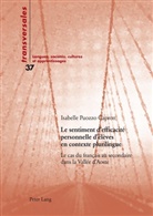 Isabelle Puozzo, Isabelle Puozzo Capron - Le sentiment d'efficacité personnelle d'élèves en contexte plurilingue