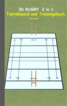 Theo von Taane - 3D Rugby 2 in 1 Taktikboard und Trainingsbuch