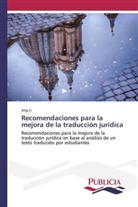 Jing Li - Recomendaciones para la mejora de la traducción jurídica