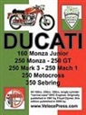 Ducati Meccanica, Meccanica Ducati Meccanica - Ducati Factory Workshop Manual: 160cc, 250cc & 350cc NARROW CASE, SINGLE CYLINDER, OHC MODELS