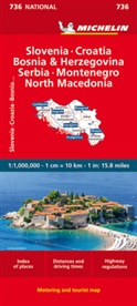 Michelin, Michelin Travel Publications - Michelin Slowenien Montenegro Bosnien Kroatien Serbien