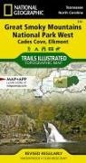 National Geographic Maps, National Geographic Maps - Trails Illust - Great Smoky Mountains National Park West: Cades Cove, Elkmont Map