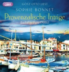 Sophie Bonnet, Götz Otto - Provenzalische Intrige, 2 MP3-CDs (Hörbuch)
