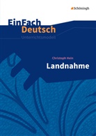 Corneli Blochmann, Cornelia Blochmann, Antje Fizia, Christoph Hein - EinFach Deutsch Unterrichtsmodelle