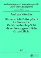 Andreas Nitschke - Die materielle Polizeipflicht im Sinne einer Gefahrenabwehrpflicht als verfassungsrechtliche Grundpflicht