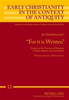 Jan Dochhorn - "For it is Written"