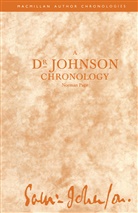 Norman Page, Professor Norman Page - Dr Johnson Chronology