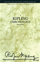 Harold Orel, Harold. Orel - Kipling Chronology