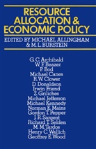 Michael Allingham, Michael G Allingham, Michael G. Allingham, Michael G. Burstein Allingham, M L Burstein, M. L Burstein... - Resource Allocation and Economic Policy