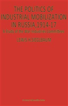 Lewis H Siegelbaum, Lewis H. Siegelbaum - Politics of Industrial Mobilization in Russia, 1914-17