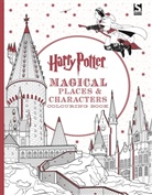 Warner Brothers, Raoul Goff, J. K. Rowling, Joanne K Rowling, Warner Bros. - Harry Potter Magcial Places and Characters Colouring Book