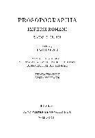 Leiv Petersen, Leiva Petersen - Prosopographia Imperii Romani Saec I, II, III - Pars V. Fasc 2: (M)