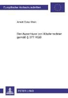 Arnold Mock, Arnold Oskar Mock - Der Ausschluss von Käuferrechten gemäß 377 HGB