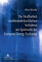 Oliver Brunke - Die Strafbarkeit marktmissbräuchlichen Verhaltens am Spotmarkt der European Energy Exchange