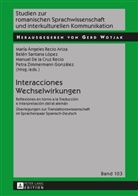 Manuel De La Cruz Recio, María Ángeles Recio Ariza, Belén Santana López - Interacciones / Wechselwirkungen