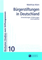Matthias Klein - Bürgerstiftungen in Deutschland