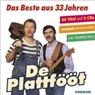De Plattfööt, Plattfööt, TENNEMANN media GmbH - De Plattfööt - Das Beste aus 33 Jahren, 3 Audio-CDs (Hörbuch)