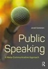 Jerald Goldstein, Jerald (Rutgers University Goldstein, Jerald Hicks Goldstein, Rahime Hicks - Public Speaking