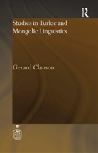 Gerard Clauson, Clauson Gerard - Studies in Turkic and Mongolic Linguistics