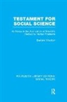 Barbara Wootton, Wootton Barbara - Testament for Social Science (Rle Social Theory)