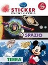 Spazio, terra. Sticker enciclopedia