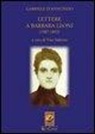 Gabriele D'Annunzio, V. Salierno - Lettere a Barbara Leoni (1887-1892)