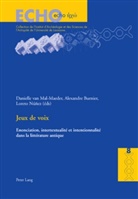 Alexandre Burnier, Danielle Van Mal-Maeder, Loreto Nuñez, Loreto Núñez - Jeux de voix