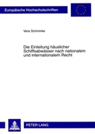 Vera Onstein, Vera Schminke - Die Einleitung häuslicher Schiffsabwässer nach nationalem und internationalem Recht