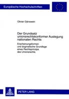 Olivier Gänswein - Der Grundsatz unionsrechtskonformer Auslegung nationalen Rechts
