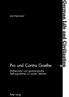 Jost Hermand - Pro und Contra Goethe