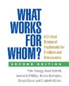 Elizabeth Allison, Elizabeth (University College London Allison, Dickon Bevington, Dickon (Cambridgeshire Child and Adolescent Substance Use Service Bevington, David Cottrell, David (University of Leeds Cottrell... - What Works for Whom?