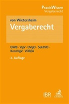 Mark von Wietersheim, Mark von (Prof. Dr.) Wietersheim - Vergaberecht