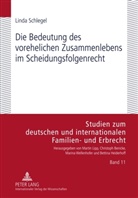 Linda Schlegel - Die Bedeutung des vorehelichen Zusammenlebens im Scheidungsfolgenrecht