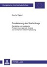 Sascha Rüppel - Privatisierung des Strafvollzugs