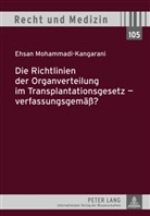 Ehsan Mohammadi-Kangarani, Ehsan Mohammad-Kangarani - Die Richtlinien der Organverteilung im Transplantationsgesetz - verfassungsgemäß?
