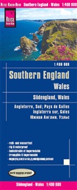 Reise Know-How Verlag Peter Rump, Reise Know-How Verlag - Reise Know-How Landkarte Südengland, Wales (1:400.000). Southern England, Wales / Angleterre Süd, Pays de Galles / Inglaterra sur, Gales
