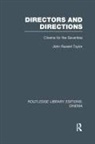 John Russell Taylor, John Russell (Nfa Statement Returned Taylor - Directors and Directions