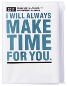 MARK'S Taschenkalender A6 vertikal, MAKE TIME, Turqoise 2016/2017