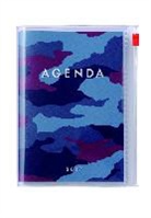 MARK'S Taschenkalender A6 vertikal, CAMOUFLAGE, Blue 2016/2017