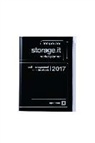 MARK'S Taschenkalender A5 vertikal, Storage.it, Black 2016/2017