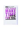 MARK'S Taschenkalender A5 vertikal, MAKE TIME, Pink 2016/2017