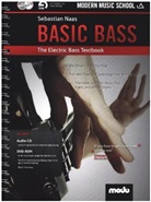 Sebastian Naas - Basic Bass, w. CD + DVD-ROM, English edition
