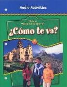 Conrad Schmitt, Conrad J Schmitt, Conrad J. Schmitt - ¿cómo Te Va? Level a Nivel Verde, Audio Activities