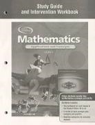 McGraw Hill, Mcgraw-Hill, McGraw-Hill Education - Mathematics: Applications and Concepts, Course 3, Study Guide and Intervention Workbook