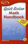 McGraw Hill, Mcgraw-Hill, McGraw-Hill Education, McGraw-Hill/Glencoe - Quick Review Math Handbook: Hot Words, Hot Topics, Book 1, Student Edition