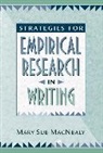 Mary Sue Macnealy - Strategies for Empirical Research in Writing